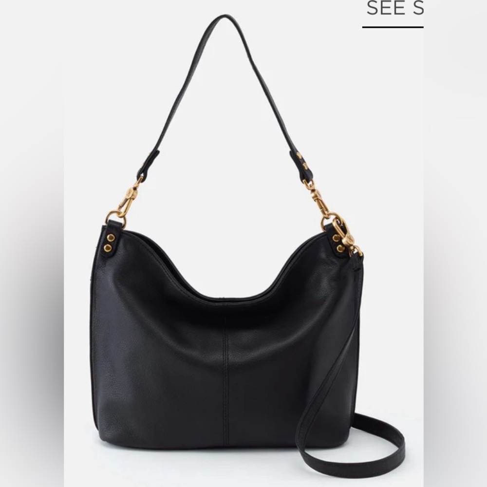 HOBO Pier Leather Shoulder Bag plus crossbody bag strap